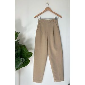 & Other Stories High Rise Pleat Front Pants